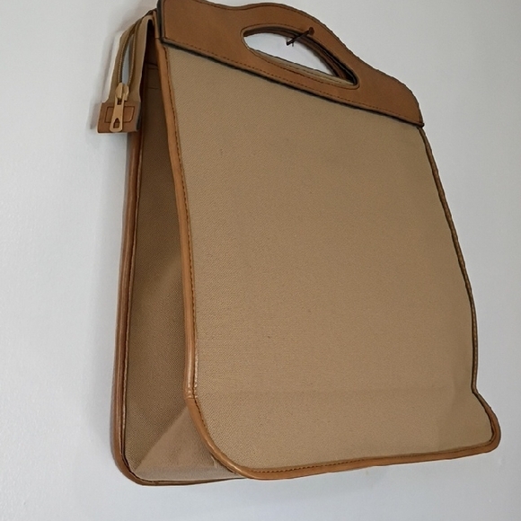 Vintage Tote Made in France Tote Bag Large Minimal Flaws - Picture 8 of 15